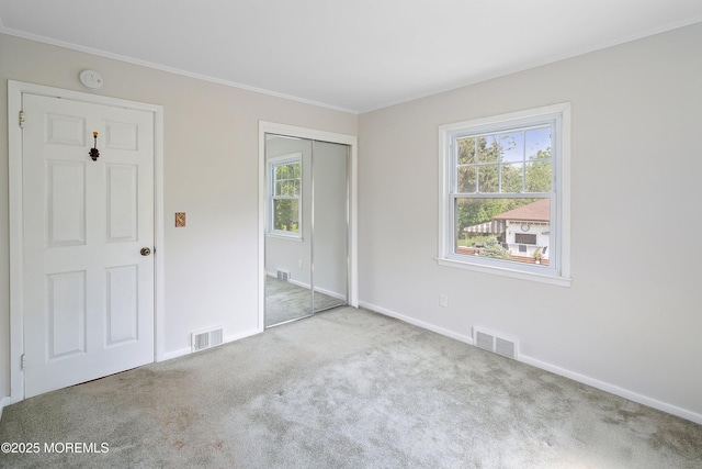 2005 Nassau Dr, Spring Lake, NJ 07762 - spare room featuring carpet floors, crown molding, and a smoke detector
