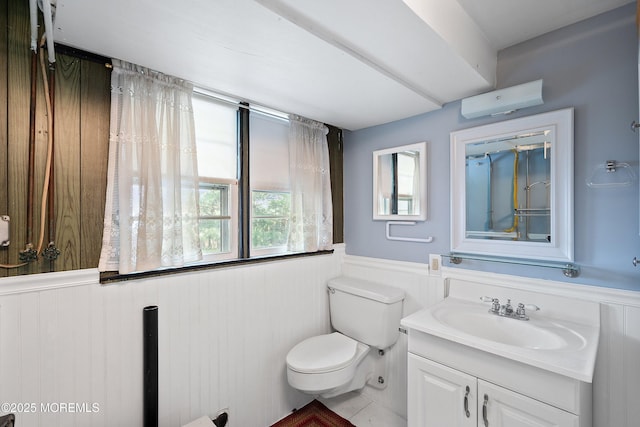 2005 Nassau Dr, Spring Lake, NJ 07762 - half bathroom with a wainscoted wall and vanity