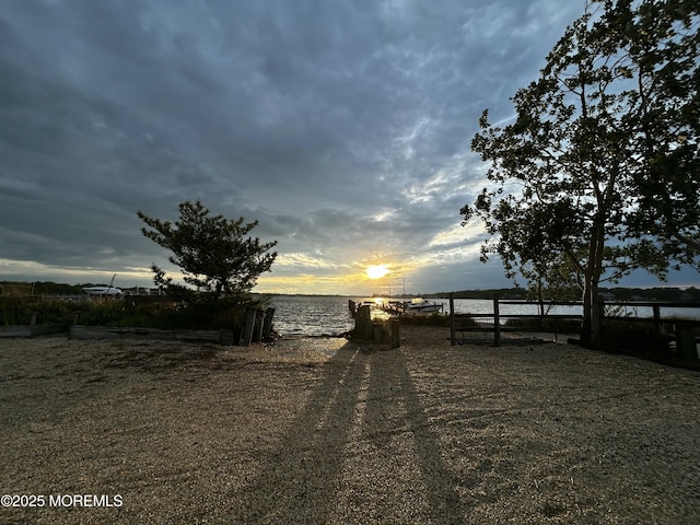 470 Mantoloking Rd, Brick, NJ 08723 - view of yard with a water view