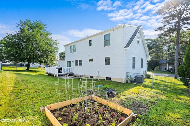 780 Vaughn Ave, Toms River, NJ 08753 - back of property featuring a vegetable garden