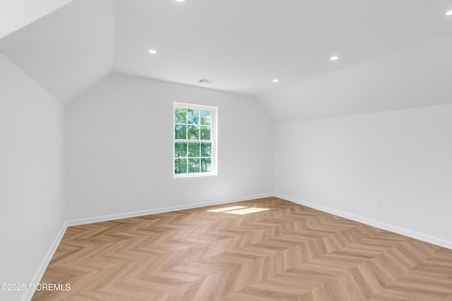 118 Cedar Point Ave, Brick, NJ 08723 - additional living space featuring vaulted ceiling, recessed lighting, and baseboards