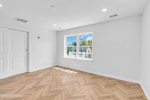 118 Cedar Point Ave, Brick, NJ 08723 - unfurnished bedroom featuring recessed lighting, a closet, and baseboards