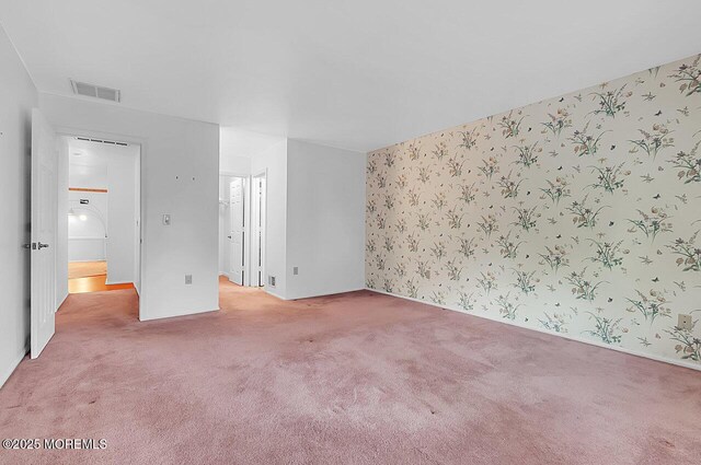 62 Woodshill Dr S, Lakewood, NJ 08701 - unfurnished room with light colored carpet and wallpapered walls