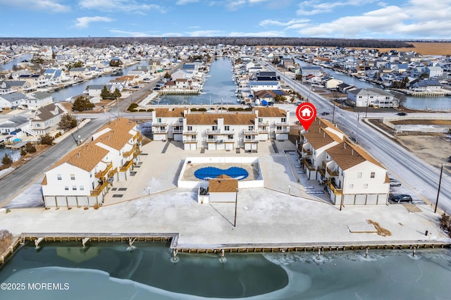 1090 Radio Rd Unit 12, Little Egg Harbor, NJ 08087 - aerial perspective of suburban area with a nearby body of water