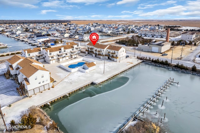 1090 Radio Rd Unit 12, Little Egg Harbor, NJ 08087 - view of pool with a residential view and a water view