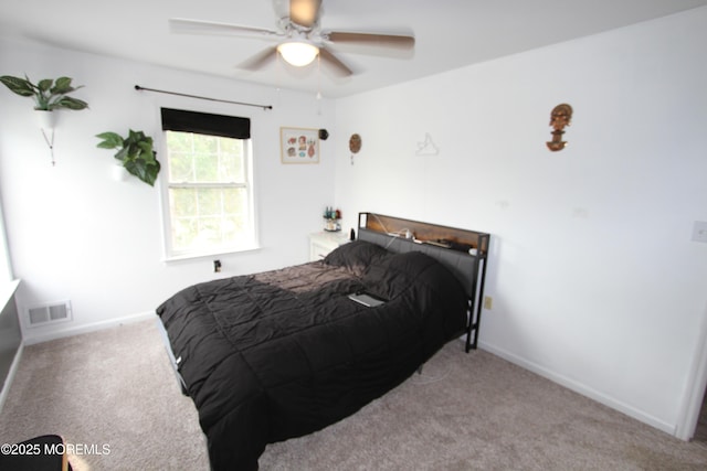 132 Sloop Rd, Manahawkin, NJ 08050 - bedroom featuring carpet, baseboards, and a ceiling fan