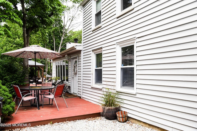 202 Main St, Matawan, NJ 07747 - deck featuring outdoor dining space