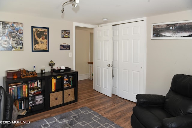 202 Main St, Matawan, NJ 07747 - sitting room with wood finished floors