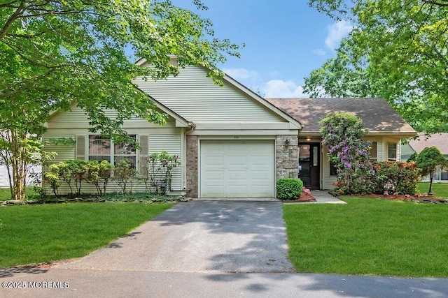 551 Petunia Ln N, Whiting, NJ 08759 - single story home featuring driveway, a garage, and a front lawn