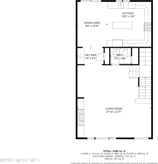 14 White Oak Ln, Aberdeen, NJ 07747 - home floor plan
