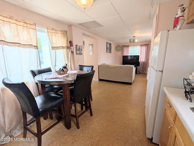 7 Grace Ln, Howell, NJ 07731 - dining room with light flooring and a drop ceiling