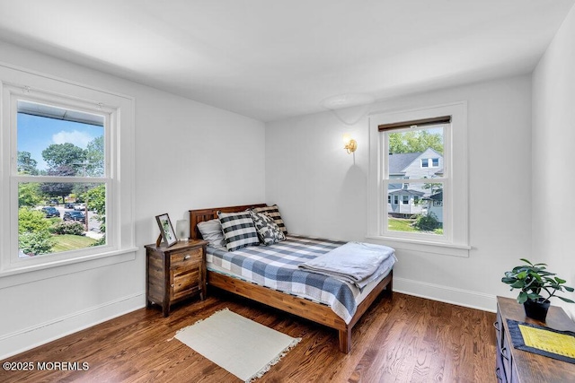 208 E Bergen Pl, Red Bank, NJ 07701 - bedroom with wood finished floors and baseboards