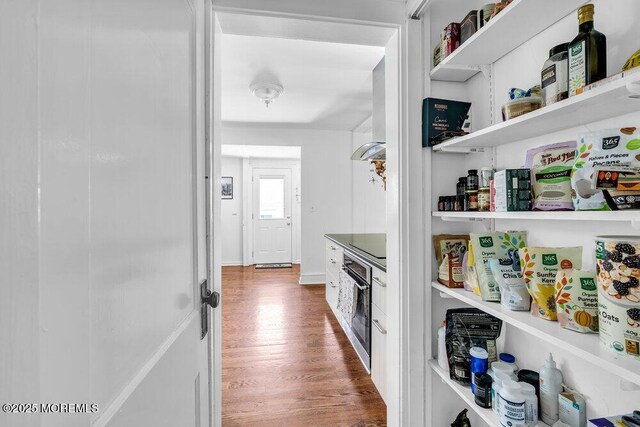 208 E Bergen Pl, Red Bank, NJ 07701 - hallway featuring wood finished floors