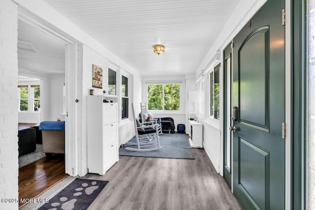 208 E Bergen Pl, Red Bank, NJ 07701 - entrance foyer featuring wood finished floors