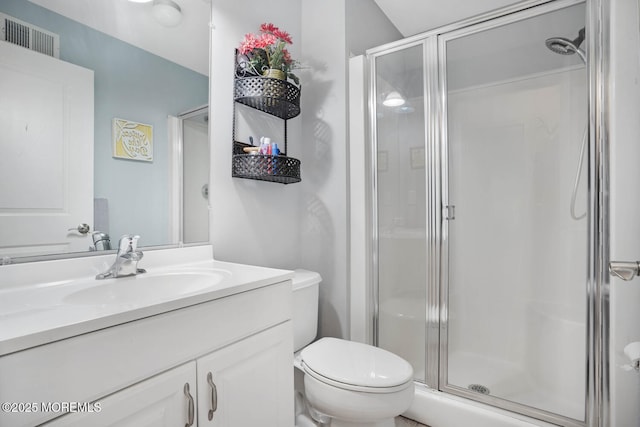 19 Corpus Cristi Bay Ct, Little Egg Harbor, NJ 08087 - bathroom with a stall shower, vanity, and toilet