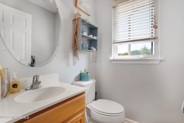 19 Corpus Cristi Bay Ct, Little Egg Harbor, NJ 08087 - half bathroom featuring toilet and vanity