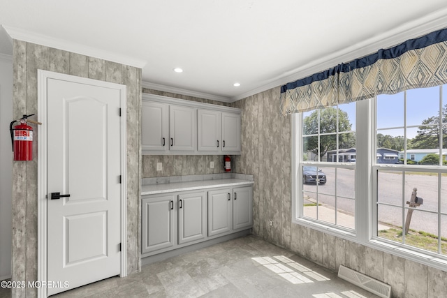 5 Pigeon Ct, Whiting, NJ 08759 - kitchen featuring light countertops and crown molding