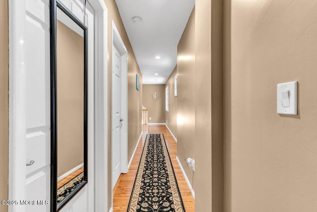 145 Docare Rd, Jackson, NJ 08527 - hall featuring light wood-style flooring, baseboards, and recessed lighting