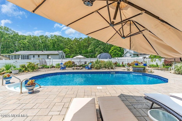 145 Docare Rd, Jackson, NJ 08527 - view of swimming pool featuring a patio and a fenced backyard