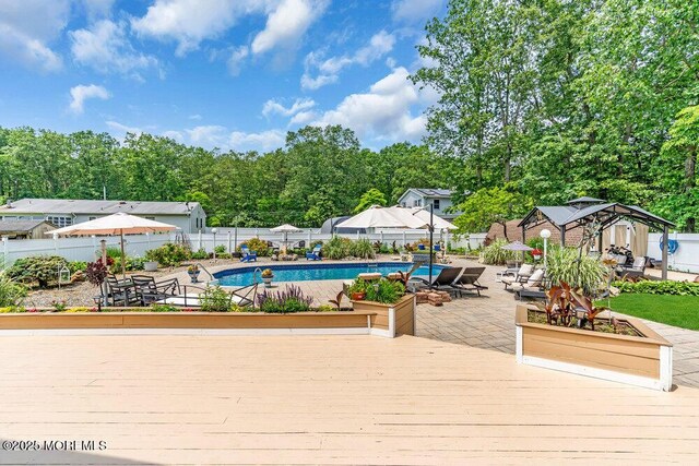 145 Docare Rd, Jackson, NJ 08527 - view of swimming pool with a deck and a patio