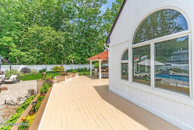 145 Docare Rd, Jackson, NJ 08527 - deck with a fenced backyard and a patio area