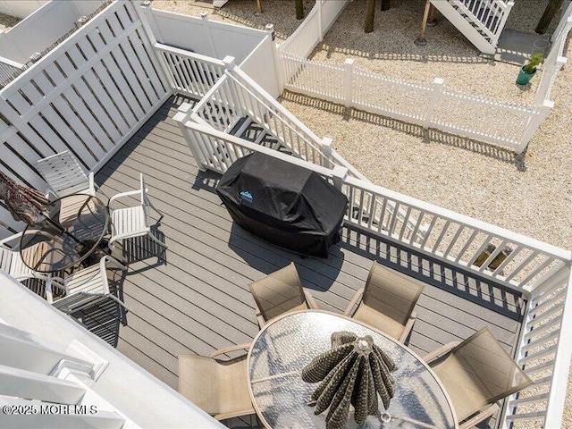 29 7th Ave Unit B, Seaside Heights, NJ 08751 - deck featuring outdoor dining space