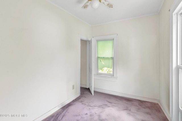 137 Seabreeze Way, Keansburg, NJ 07734 - spare room with carpet floors, baseboards, and crown molding
