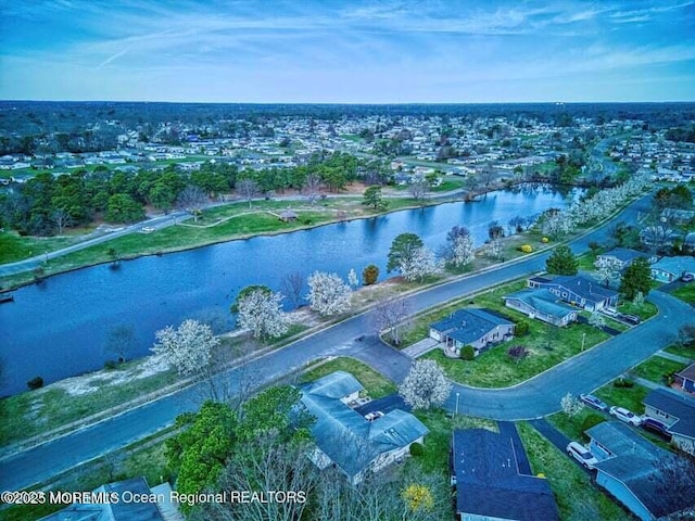 5 Lodge Ct, Brick, NJ 08724 - aerial perspective of suburban area featuring a large body of water