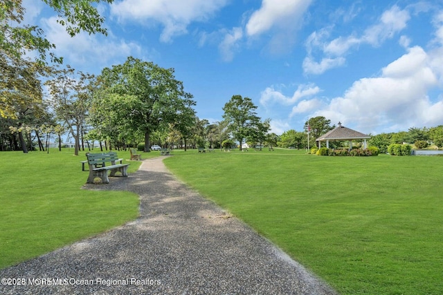 5 Lodge Ct, Brick, NJ 08724 - surrounding community with a gazebo and a yard