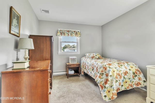5 Lodge Ct, Brick, NJ 08724 - carpeted bedroom with a baseboard heating unit