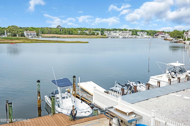 654 Fairview Ln, Forked River, NJ 08731 - dock area with a water view