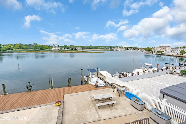 654 Fairview Ln, Forked River, NJ 08731 - dock with a water view