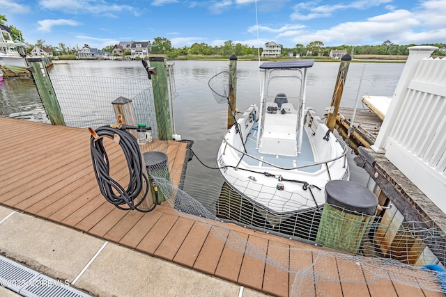 654 Fairview Ln, Forked River, NJ 08731 - dock area featuring a water view