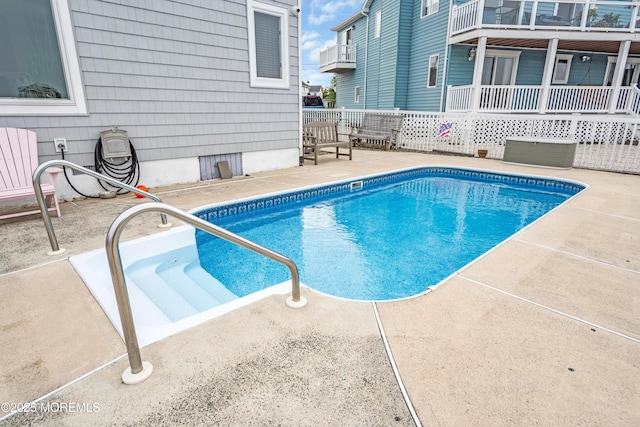 654 Fairview Ln, Forked River, NJ 08731 - view of swimming pool featuring a patio area