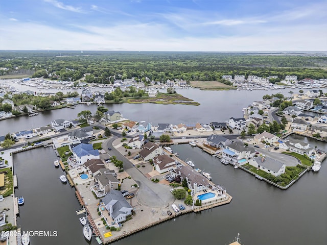654 Fairview Ln, Forked River, NJ 08731 - aerial view of property's location with a large body of water and nearby suburban area
