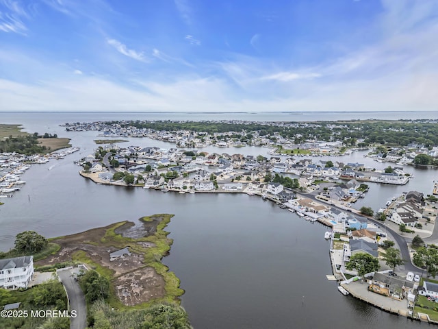 654 Fairview Ln, Forked River, NJ 08731 - view of property location with a nearby body of water and a marina