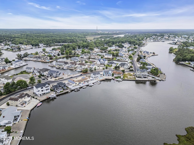 654 Fairview Ln, Forked River, NJ 08731 - aerial view of residential area with a large body of water