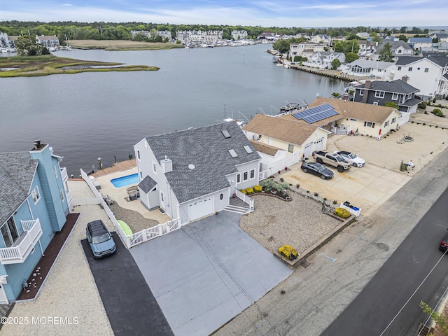 654 Fairview Ln, Forked River, NJ 08731 - aerial view of residential area with a nearby body of water