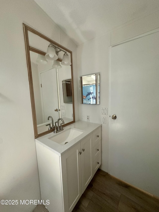 11 B Trail Trail, Brick, NJ 08724 - bathroom with vanity and a textured ceiling