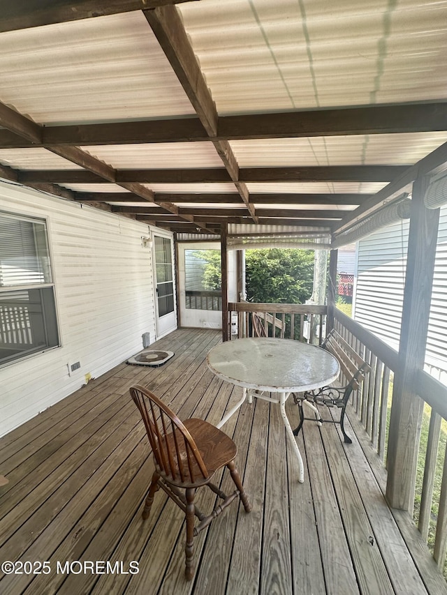 11 B Trail Trail, Brick, NJ 08724 - view of wooden deck