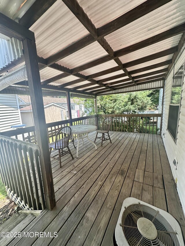 11 B Trail Trail, Brick, NJ 08724 - view of wooden terrace