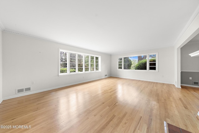 23 Fox Hill Dr, Little Silver, NJ 07739 - unfurnished room with crown molding, light wood-type flooring, and baseboards