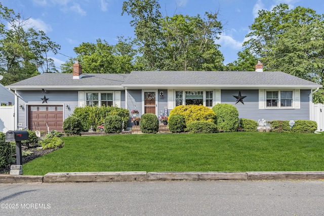 711 Hardean Rd, Brick, NJ 08724 - single story home featuring an attached garage and a chimney
