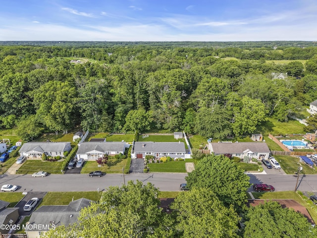 711 Hardean Rd, Brick, NJ 08724 - aerial view of property and surrounding area with a forest and nearby suburban area