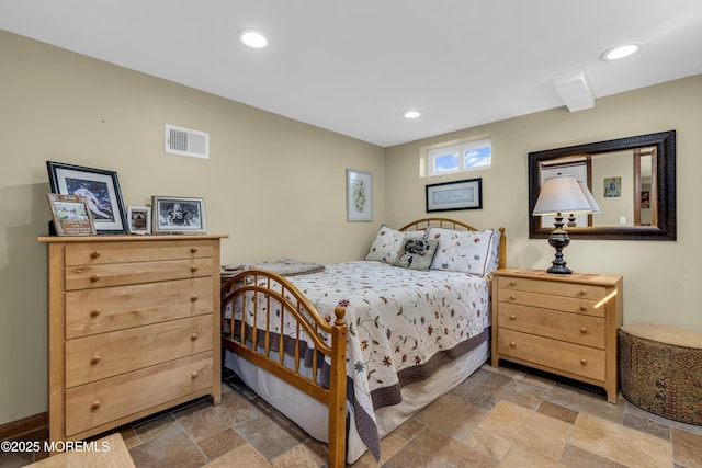 711 Hardean Rd, Brick, NJ 08724 - bedroom with stone finish flooring and recessed lighting