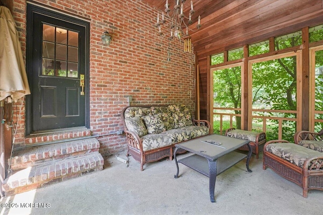 2 Warrenton Ln, Colts Neck, NJ 07722 - sunroom with outdoor lounge area