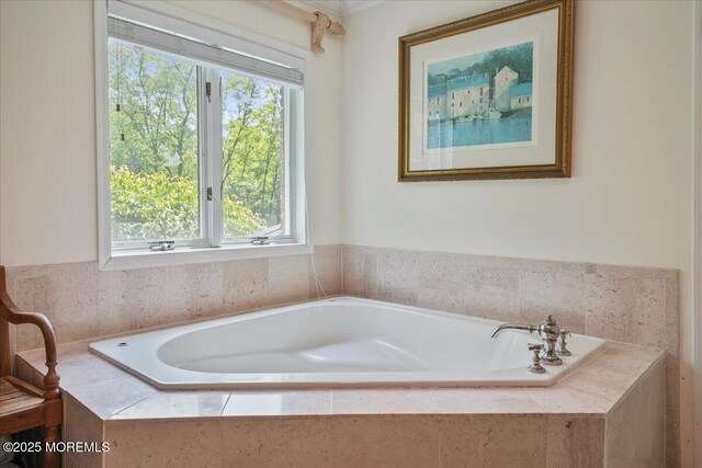 2 Warrenton Ln, Colts Neck, NJ 07722 - full bath with plenty of natural light and a bath