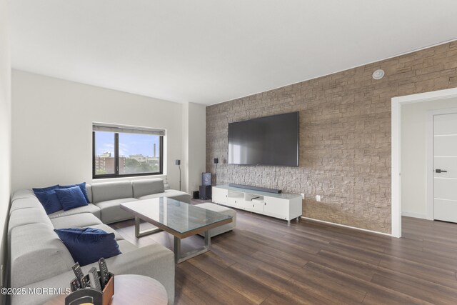 1 Carriage City Plz Unit 711, Rahway, NJ 07065 - living area featuring dark wood-type flooring