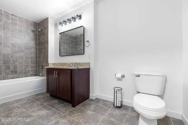 1 Carriage City Plz Unit 711, Rahway, NJ 07065 - full bath with vanity, bathing tub / shower combination, and tile patterned flooring