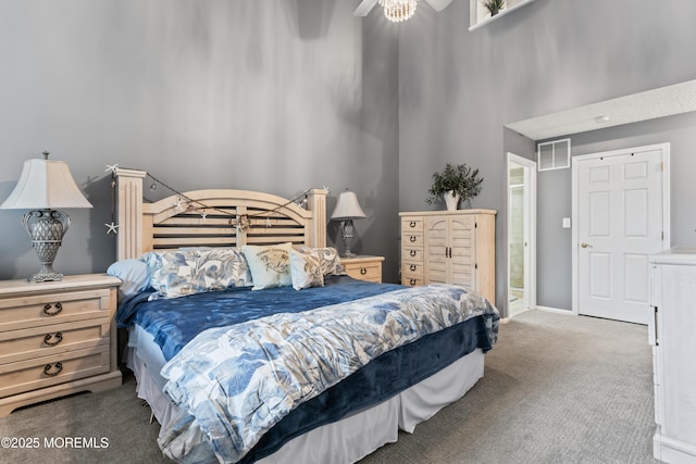 70 Madison Ct, Tinton Falls, NJ 07712 - carpeted bedroom with a towering ceiling and baseboards